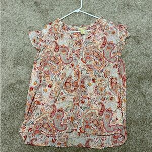 Beautiful Cynthia Rowley top, size 1X.